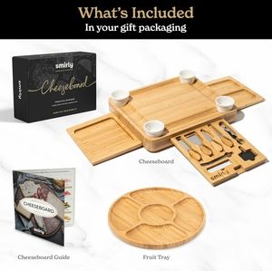 Premium Bamboo Charcuterie Board & Accessories